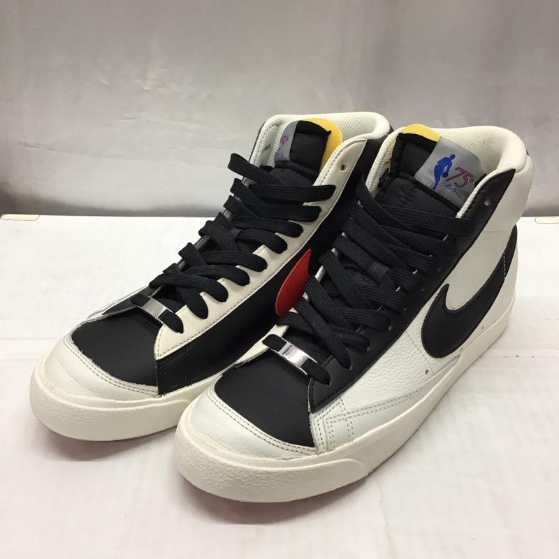 ナイキ NIKE スニーカー スニーカー DD8025-101 BLAZER MID 77 EMB 27.5cm 27.5cm ロゴ、文字 白 / ホワイト / X 黒 / ブラック / X 赤 / レッド /  メンズ USED 古着 中古 10117935