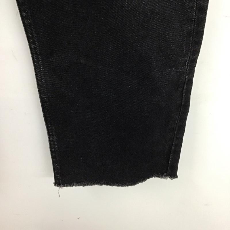 ザラ ZARA パンツ デニム、ジーンズ 40 無地 黒 / ブラック /  レディース USED 古着 中古 10129809