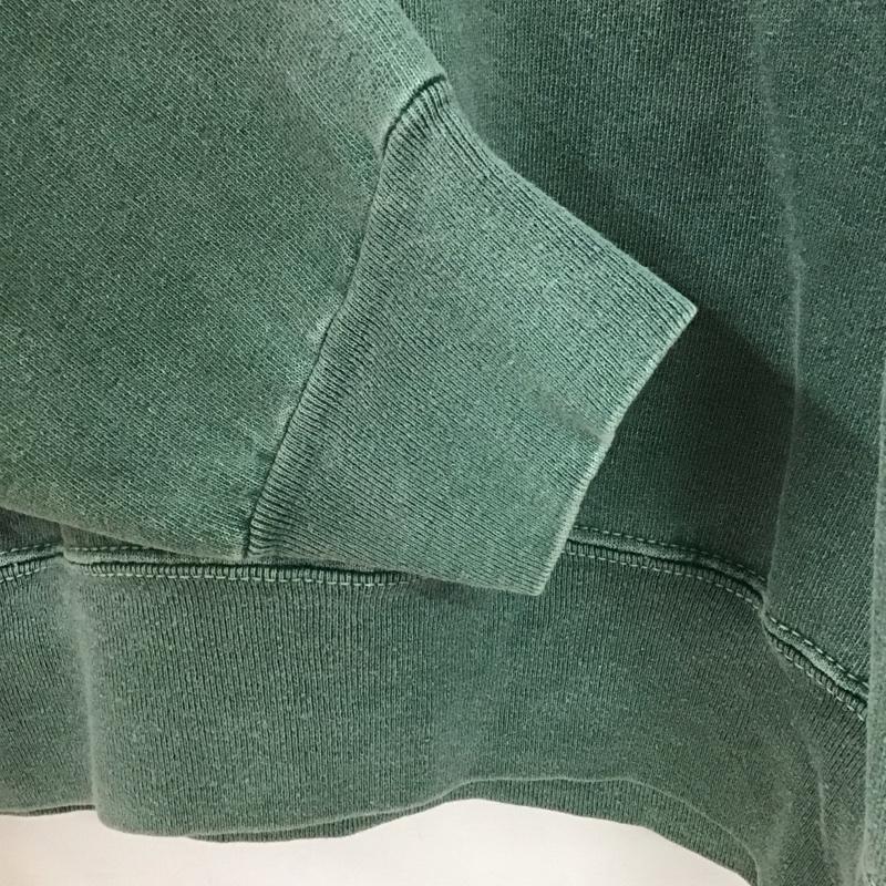 古着 USED トレーナー 長袖 長袖トレーナー スウェット クルーネック プルオーバー M ロゴ、文字 薄緑 / ライトグリーン /  メンズ USED 古着 中古 10146993