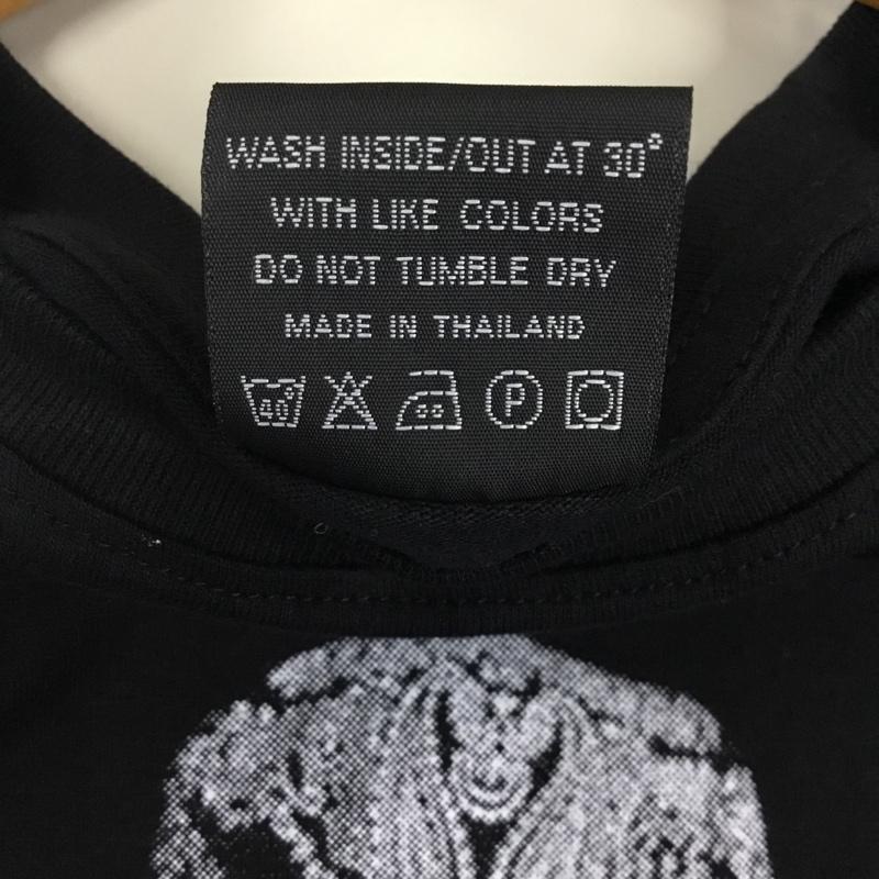 古着 USED Tシャツ 半袖 半袖カットソー プリントTシャツ クルーネックカットソー XL プリント 黒 / ブラック /  メンズ USED 古着 中古 10108369