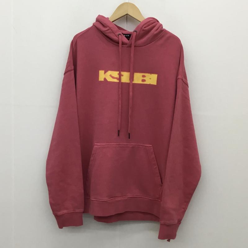 スビ KSUBI パーカー 長袖 KSUBI パーカー　MSP23FL014 L ロゴ、文字 マゼンタ / マゼンタ /  メンズ USED 古着 中古 10122368