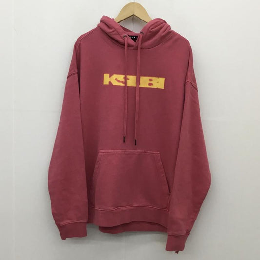 スビ KSUBI パーカー 長袖 KSUBI パーカー　MSP23FL014 L ロゴ、文字 マゼンタ / マゼンタ /  メンズ USED 古着 中古 10122368
