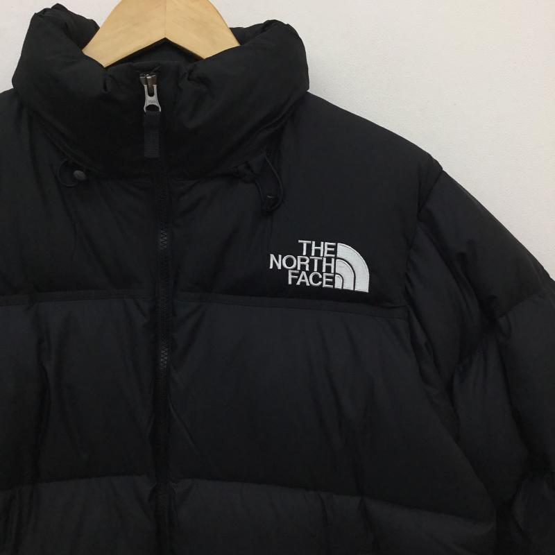 ザノースフェイス THE NORTH FACE ジャケット、上着 ダウンジャケット ND92335　NUPTSE JACKET　ヌプシ　ジャケット M ロゴ、文字 黒 / ブラック /  メンズ USED 古着 中古 10120965
