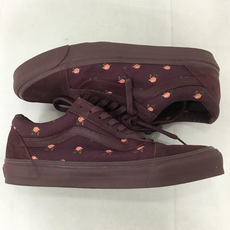 バンズ VANS スニーカー スニーカー 721278 28cm ローカット 28.0cm 花柄 紫 / パープル /  メンズ USED 古着 中古 10131673