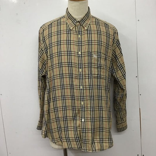 バーバリーズ BURBERRYS シャツ、ブラウス 長袖 長袖シャツ チェックシャツ カラーシャツ ボタンダウンシャツ L チェック マルチカラー / マルチカラー /  メンズ USED 古着 中古 10127816