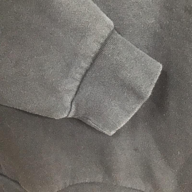 アディダス adidas トレーナー 長袖 dv1555 スウェット 長袖カットソー クルーネック M ロゴ、文字 黒 / ブラック /  メンズ USED 古着 中古 10129078