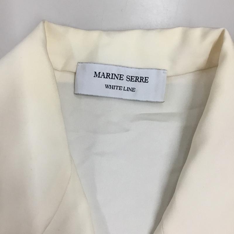 マリーンセル MARINE SERRE シャツ、ブラウス 長袖 長袖シャツ カラーシャツ 長袖カットソー プリントシャツ XS プリント オフホワイト / オフホワイト /  メンズ USED 古着 中古 10111920