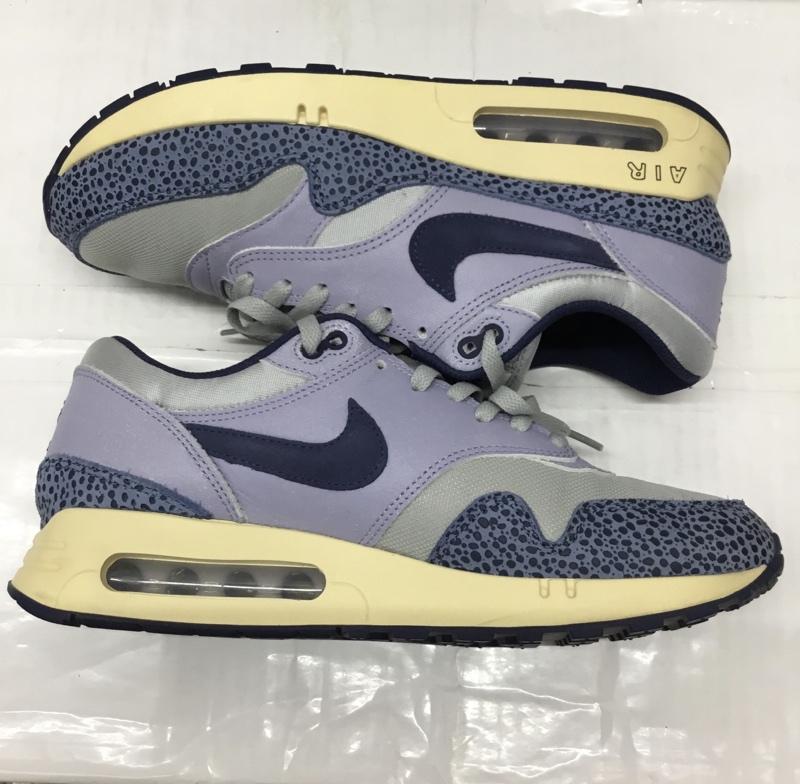 ナイキ NIKE スニーカー スニーカー DV7525 001 AIR MAX 1 86 PRM 28.5cm 箱有 28.5cm ロゴ、文字 紺 / ネイビー / X 紫 / パープル / X 灰 / グレー /  メンズ USED 古着 中古 10113521