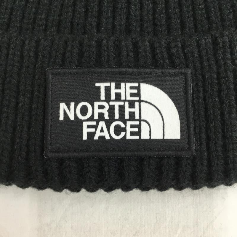 ザノースフェイス THE NORTH FACE 帽子 ニット帽 NF0A3FJX　TNF LOGO BOX CUF BEANIE FREE ロゴ、文字 黒 / ブラック /  メンズ USED 古着 中古 10136548
