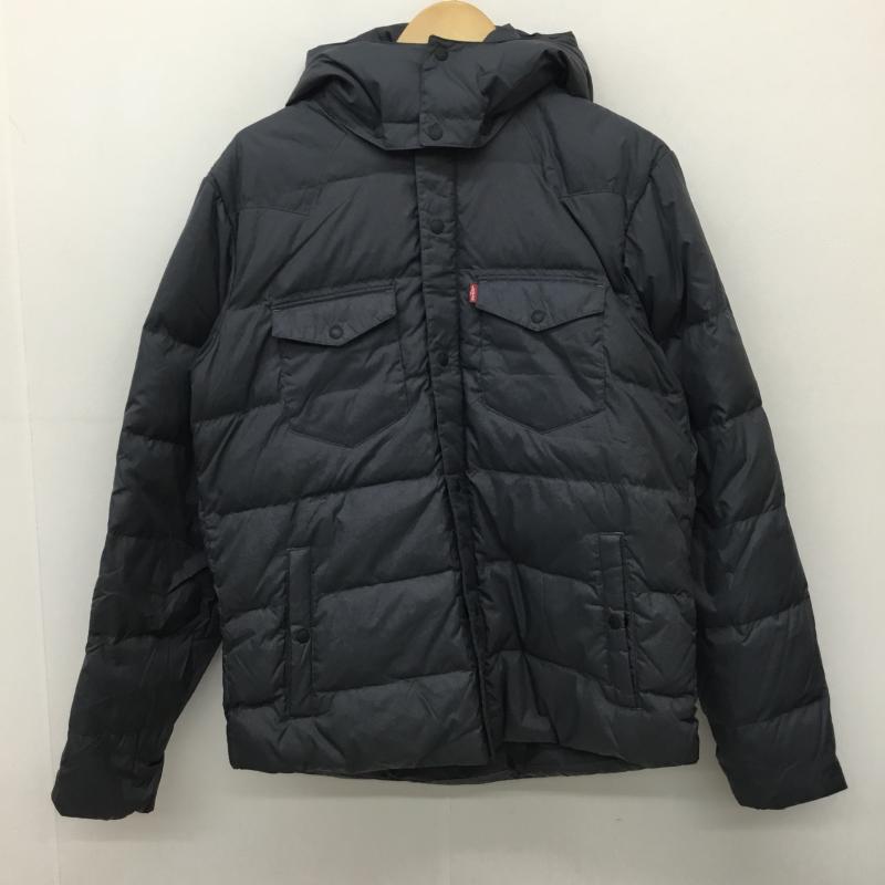 リーバイス Levi s ジャケット、上着 ダウンジャケット M 無地 灰 / グレー /  メンズ USED 古着 中古 10137904