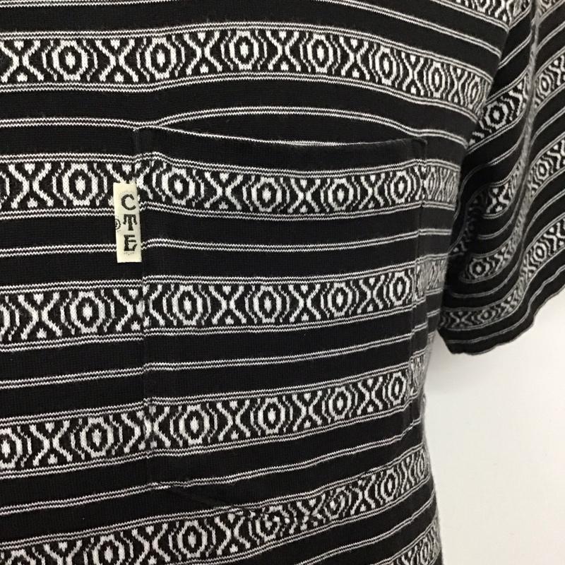 クーティー COOTIE Tシャツ 半袖 半袖カットソー プリントTシャツ クルーネックカットソー L プリント 白 / ホワイト / X 黒 / ブラック /  メンズ USED 古着 中古 10113143