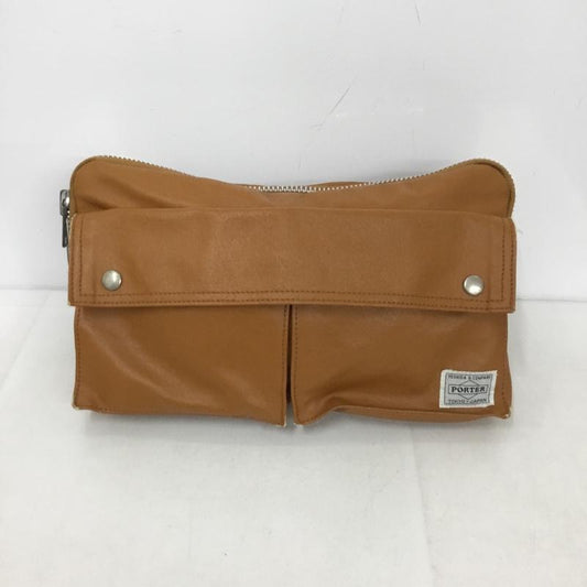 ポーター PORTER ウエストバッグ ウエストバッグ FREE STYLE ロゴ、文字 キャメル / キャメル /  メンズ USED 古着 中古 10143549