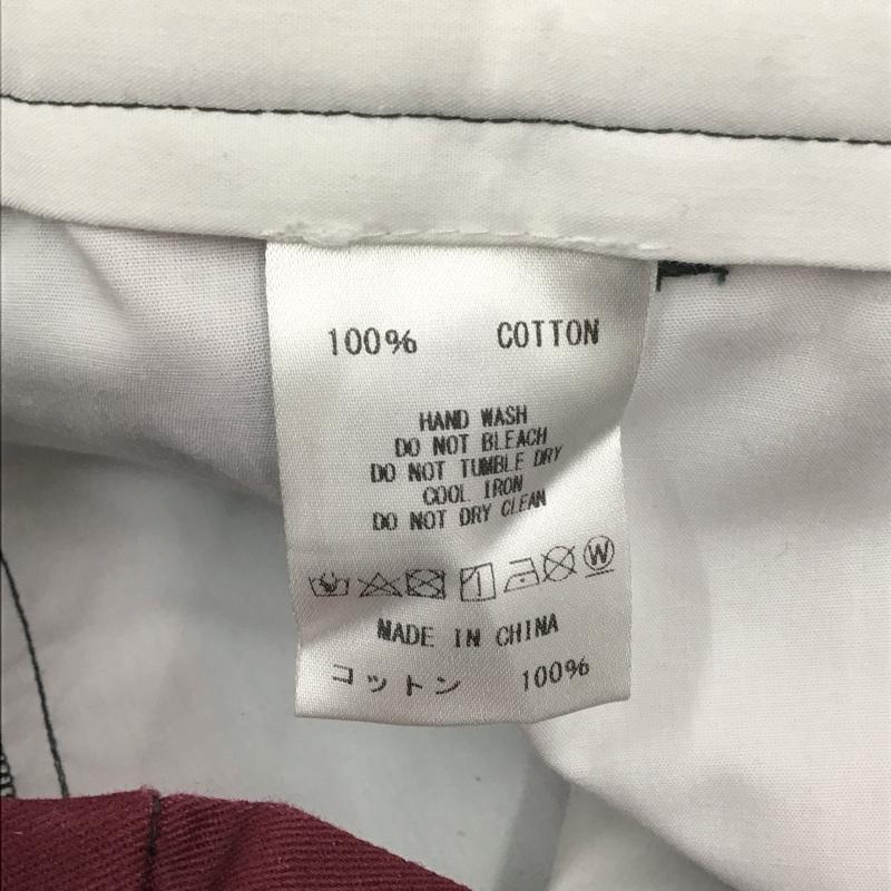 ファッキンオーサム FUCKING AWESOME パンツ スラックス カジュアルパンツ スラックス チノパン ストレートパンツ 34 ストライプ 緑 / グリーン / X えんじ / ワインレッド /  メンズ USED 古着 中古 10111675