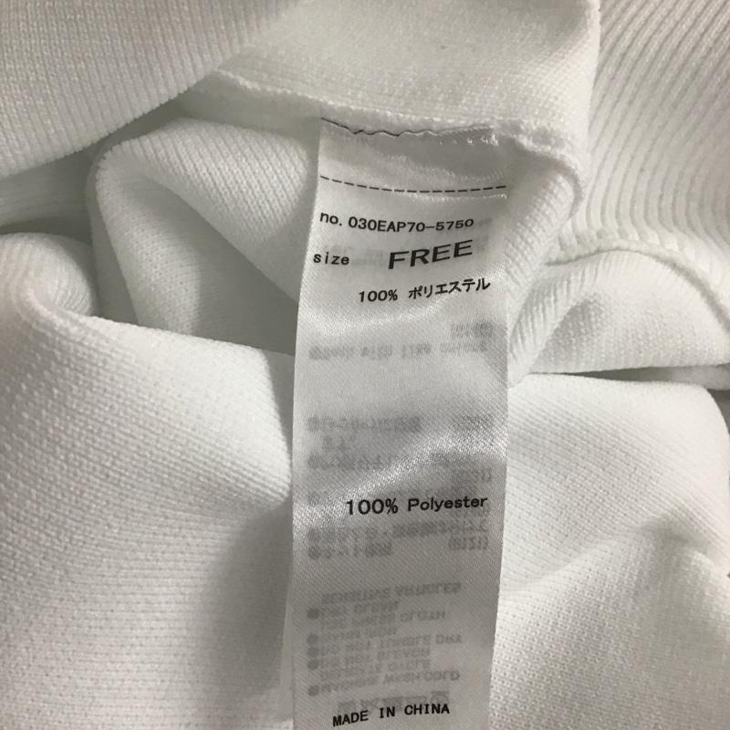 スライ SLY ニット、セーター 長袖 030eap70-5750 BOY FRIEND HG TOPS FREE 無地 白 / ホワイト /  レディース USED 古着 中古 10142734