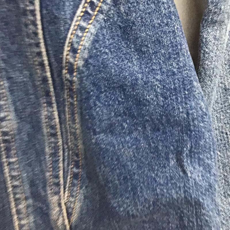 ザラ ZARA ワンピース ミニスカート デニム M 無地 青 / ブルー /  レディース USED 古着 中古 10150544