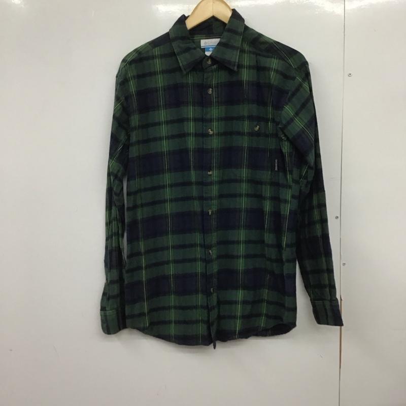コロンビア Columbia シャツ、ブラウス 長袖 長袖シャツ チェックシャツ カラーシャツ L チェック マルチカラー / マルチカラー /  メンズ USED 古着 中古 10148335