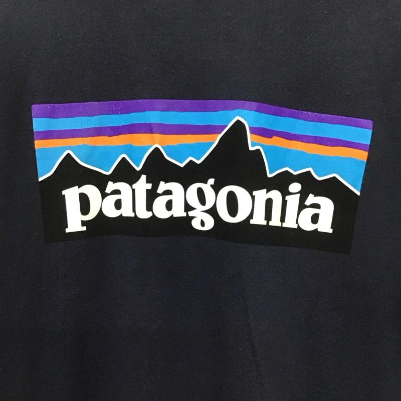 パタゴニア patagonia Tシャツ 半袖 38512sp20 ResponsibiliTee 半袖カットソー クルーネックカットソー M ロゴ、文字 紺 / ネイビー /  メンズ USED 古着 中古 10132304