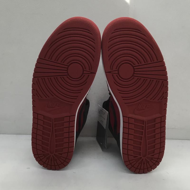 ナイキ NIKE スニーカー スニーカー NIKE AIR JORDAN1 MID 554724-660 28.0cm ロゴ、文字 赤 / レッド / X 黒 / ブラック /  メンズ USED 古着 中古 10128715