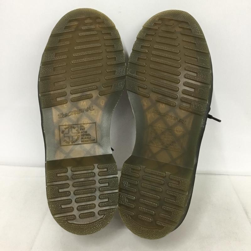 ドクターマーチン Dr.Martens 革靴 革靴 GV12T 3EYE SHOE 3ホール UK7 箱有 US：8 無地 茶 / ブラウン /  メンズ USED 古着 中古 10132961