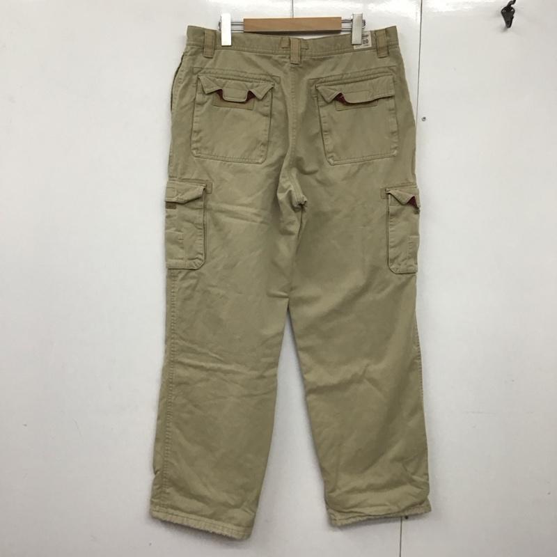 エディーバウアー Eddie Bauer パンツ ワークパンツ、ペインターパンツ ワークパンツ ワイドパンツ カジュアルパンツ カーゴパンツ 35インチ 無地 ベージュ / ベージュ /  メンズ USED 古着 中古 10141019