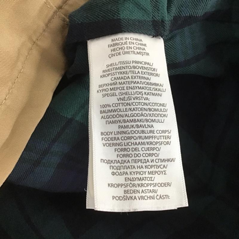 ポロラルフローレン POLO RALPH LAUREN ジャケット、上着 ジャケット、ブレザー ジップアップジャケット アウター スタンドカラージャケット L ロゴ、文字 ベージュ / ベージュ /  メンズ USED 古着 中古 10146446