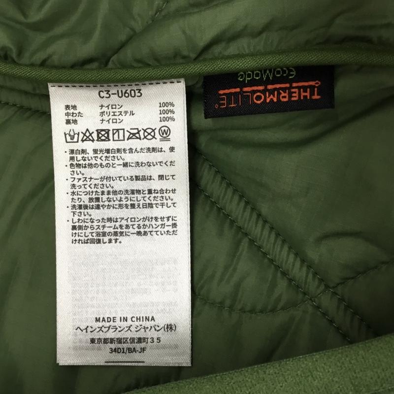 チャンピオン Champion ベスト ベスト C3-U603 WAVE QUILTING VEST キルティングベスト タグ付き XL 無地 カーキ / カーキ /  メンズ USED 古着 中古 10121234