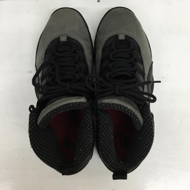ナイキ NIKE スニーカー スニーカー NIKE AIR JORDAN 10 RETRO 310805-002 28.0cm ロゴ、文字 灰 / グレー / X 黒 / ブラック /  メンズ USED 古着 中古 10129902