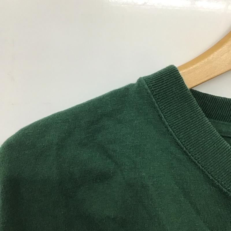 ビームス BEAMS Tシャツ 半袖 半袖カットソー プリントTシャツ クルーネックカットソー L プリント 緑 / グリーン /  メンズ USED 古着 中古 10132102