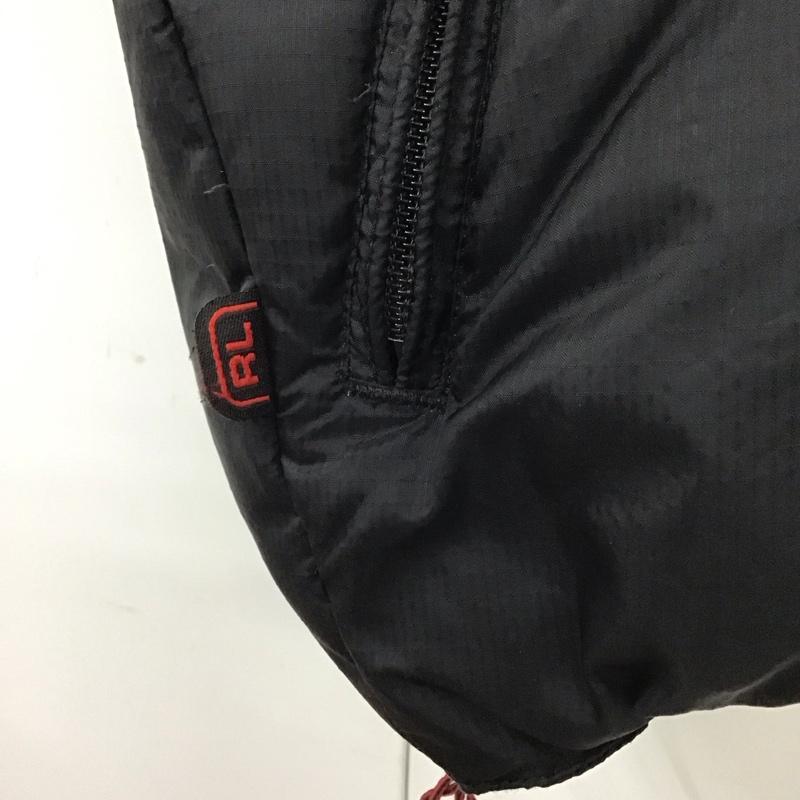 ポロスポーツラルフローレン POLOSPORT ベスト ベスト ジップアップダウンジャケット ノースリーブジャケット アウター XL ロゴ、文字 黒 / ブラック /  メンズ USED 古着 中古 10131359