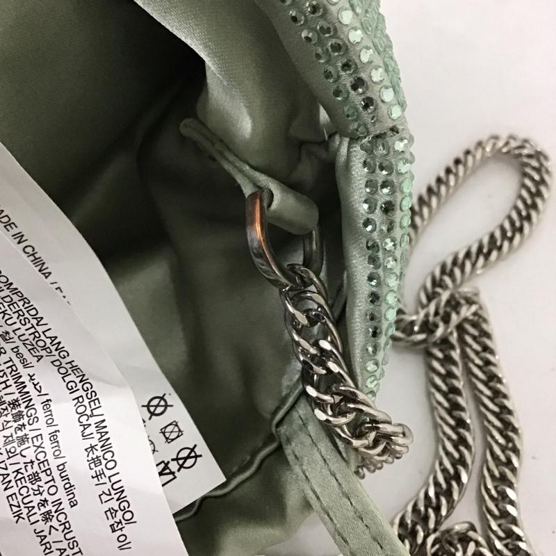 ザラ ZARA ショルダーバッグ ショルダーバッグ 6349 110 500 ハンドバッグ 2WAY 無地 薄緑 / ライトグリーン /  レディース USED 古着 中古 10135272
