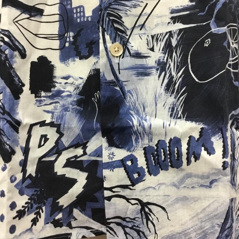 ポールスミス Paul Smith シャツ、ブラウス 長袖 パルプコミック 長袖シャツ 総柄プリントシャツ カラーシャツ 長袖カットソー L プリント マルチカラー / マルチカラー /  メンズ USED 古着 中古 10120682