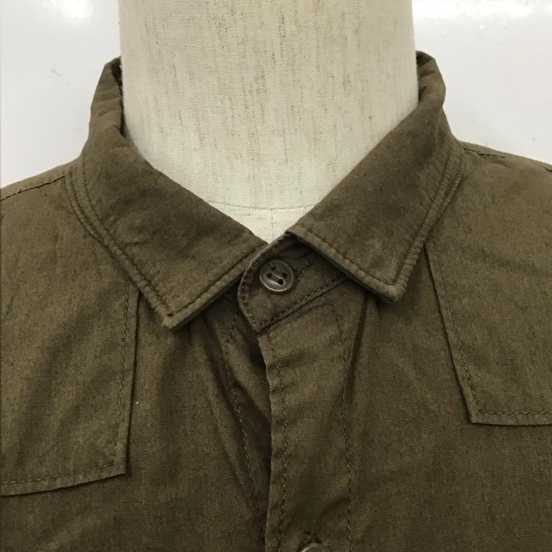 スタンプド STAMPD シャツ、ブラウス 長袖 L 無地 茶 / ブラウン /  メンズ USED 古着 中古 10108061