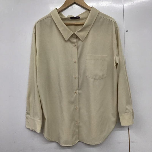 アーバンリサーチ URBAN RESEARCH シャツ、ブラウス 長袖 FREE 無地 ベージュ / ベージュ /  レディース USED 古着 中古 10140701
