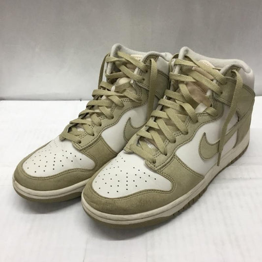 ナイキ NIKE スニーカー スニーカー DQ7679-001 DUNK HI RETRO PRM 27cm 27.0cm ロゴ、文字 ベージュ / ベージュ / X オフホワイト / オフホワイト /  メンズ USED 古着 中古 10119891