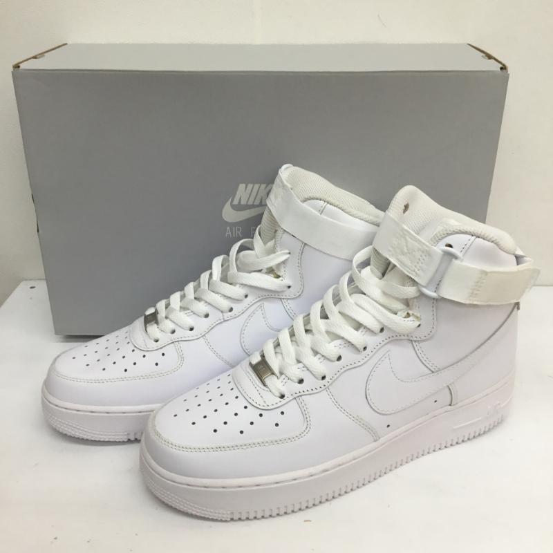 ナイキ NIKE スニーカー スニーカー AIR FORCE 1 HIGH  07 エア フォース 1 ハイ  07 CW2290-111 28.0cm ロゴ、文字 白 / ホワイト /  メンズ USED 古着 中古 10107269