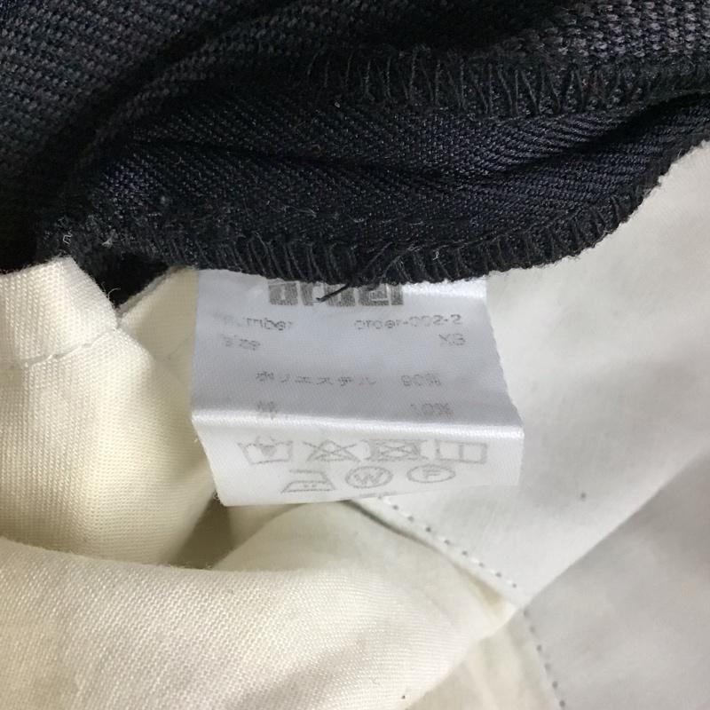 オーダー order パンツ チノパン loose twill pants XS 無地 黒 / ブラック /  メンズ USED 古着 中古 10121338
