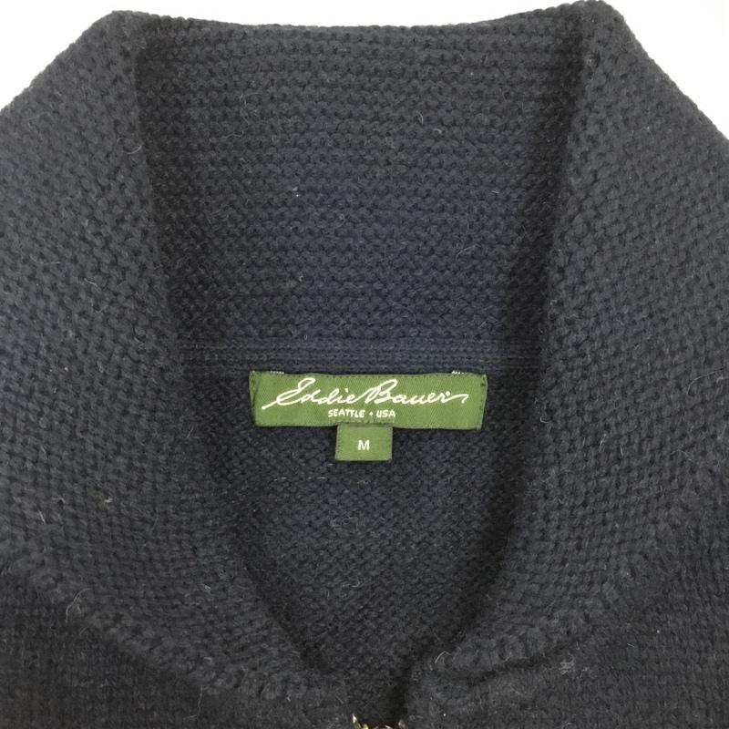 エディーバウアー Eddie Bauer ニット、セーター 長袖 長袖ジップアップニット アウター セーターニットジャケット M 総柄 マルチカラー / マルチカラー /  メンズ USED 古着 中古 10113318