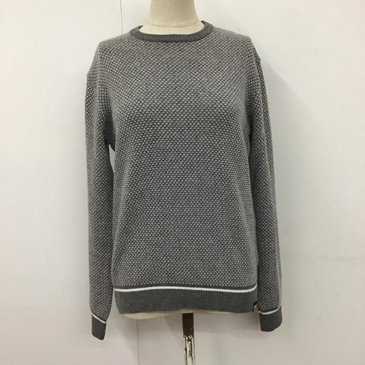 ヘリーハンセン HELLY HANSEN ニット、セーター 長袖 hoe51660 L/S Thermolite Jacquard Sweater ロングスリーブ サーモライトジャカードセーター M 無地 灰 / グレー /  レディース USED 古着 中古 10123599