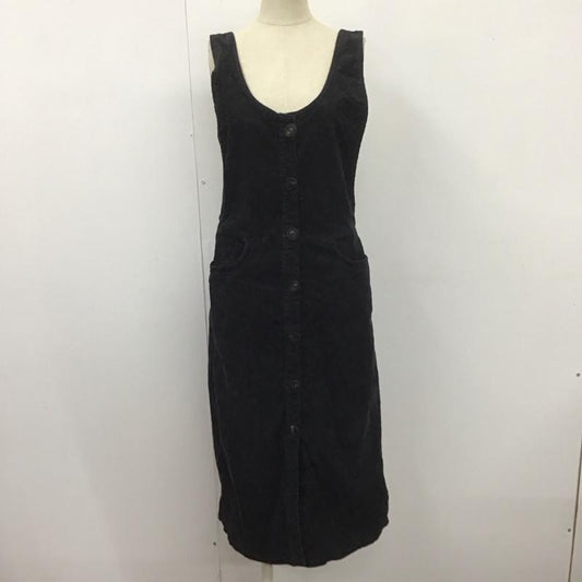 ザラ ZARA ワンピース ひざ丈スカート S 無地 黒 / ブラック /  レディース USED 古着 中古 10108113