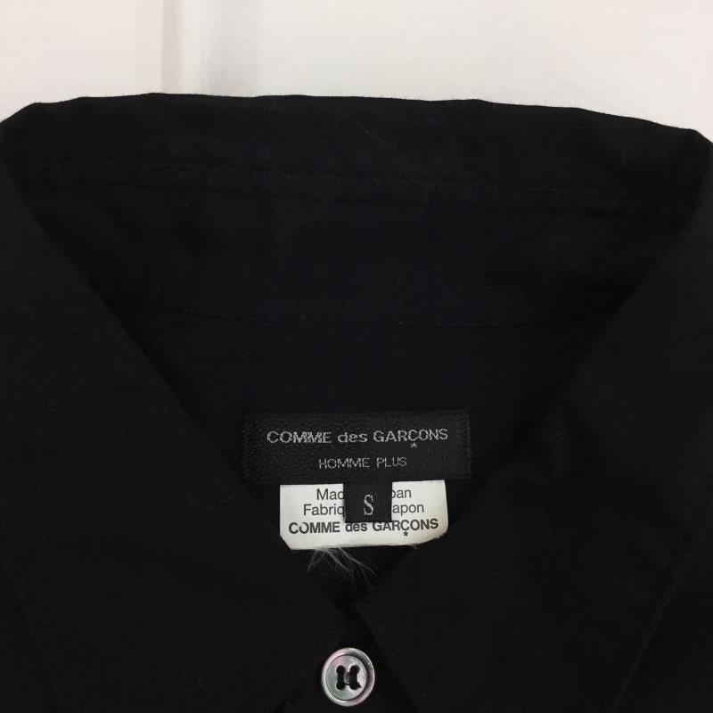 コムデギャルソンオムプリュス COMME des GARCONS HOME PLUS シャツ、ブラウス 長袖 PZ-B001 S 無地 黒 / ブラック /  メンズ USED 古着 中古 10124457