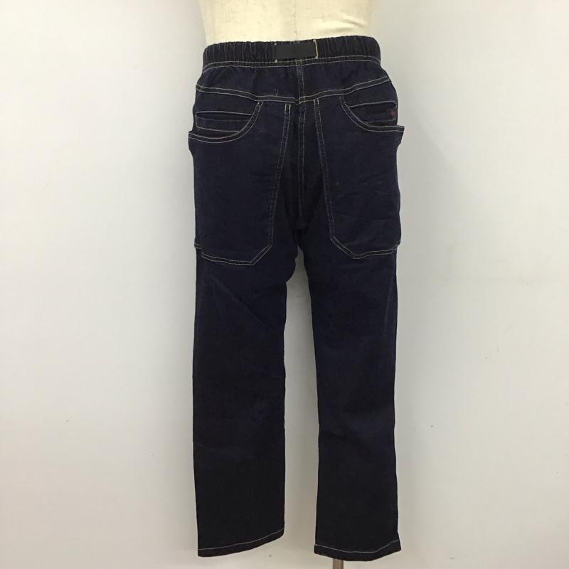グラミチ GRAMICCI パンツ デニム、ジーンズ スリムパンツ カジュアルパンツ ストレートパンツ ストレッチパンツ XS ロゴ、文字 インディゴ / インディゴ /  メンズ USED 古着 中古 10122118