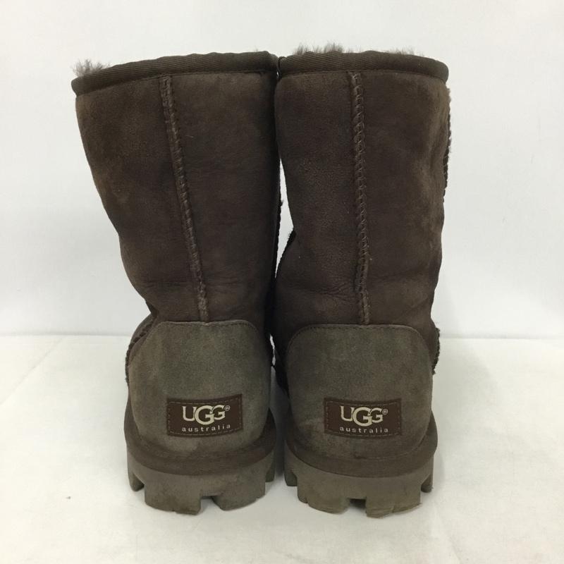 アグ UGG ブーツ 一般 5835 ムートンブーツ 26cm 26.0cm ロゴ、文字 茶 / ブラウン /  メンズ USED 古着 中古 10142177