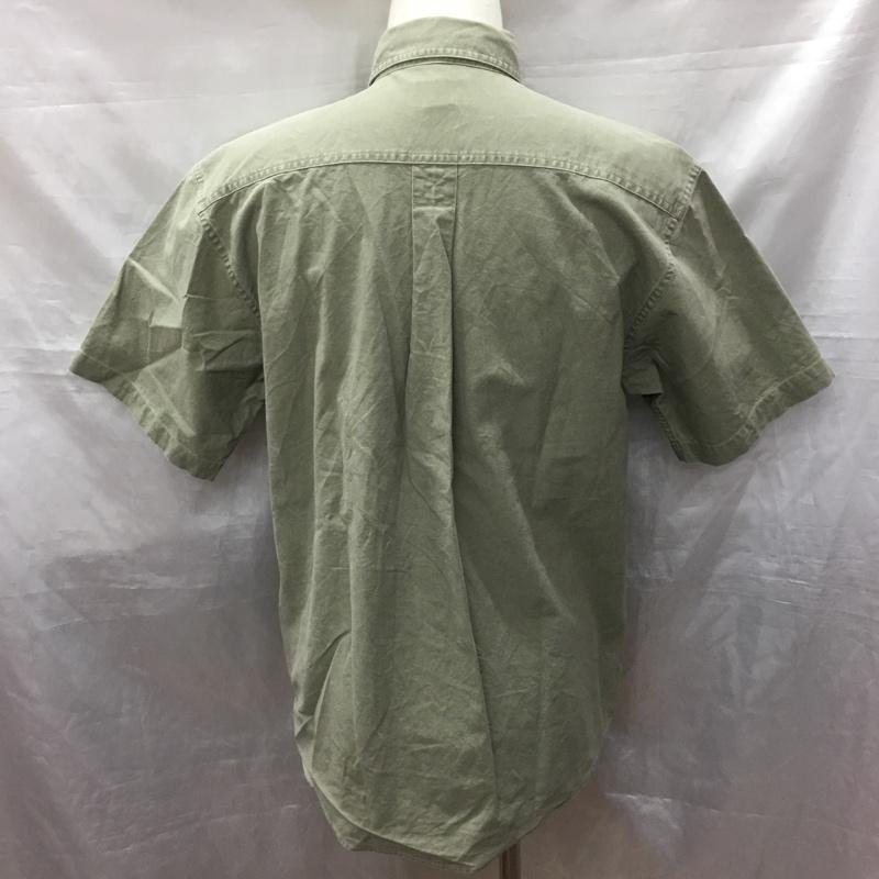 エルエルビーン L.L.Bean シャツ、ブラウス 半袖 半袖シャツ カラーシャツ 半袖カットソー S 無地 カーキ / カーキ /  メンズ USED 古着 中古 10122854