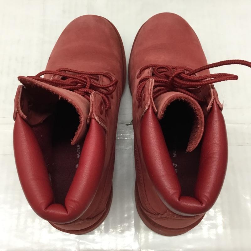 ティンバーランド Timberland ブーツ ショートブーツ A14X2 WS 6 IN PREMIUM BOOT 23cm 23.0cm ワンポイント 赤 / レッド /  レディース USED 古着 中古 10118669