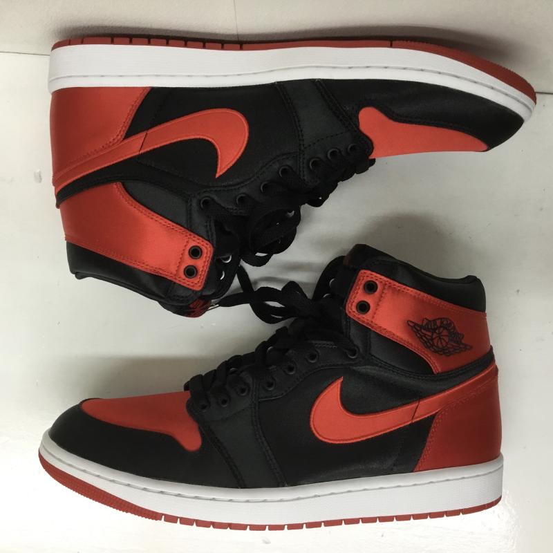 ナイキ NIKE スニーカー スニーカー WMNS AIR JORDAN 1 RETRO HIGH OG ウィメンズ エア ジョーダン 1 レトロ ハイ FD4810-061 29.0cm ロゴ、文字 黒 / ブラック / X 赤 / レッド /  メンズ USED 古着 中古 10101840