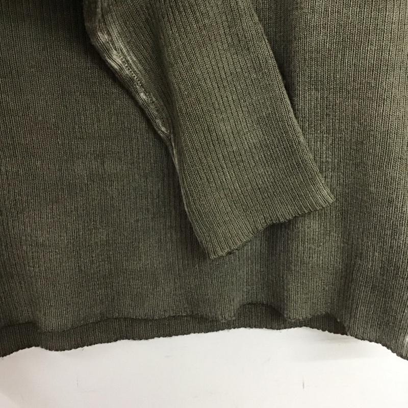 ディーゼル DIESEL ニット、セーター 長袖 S 無地 カーキ / カーキ /  レディース USED 古着 中古 10148626