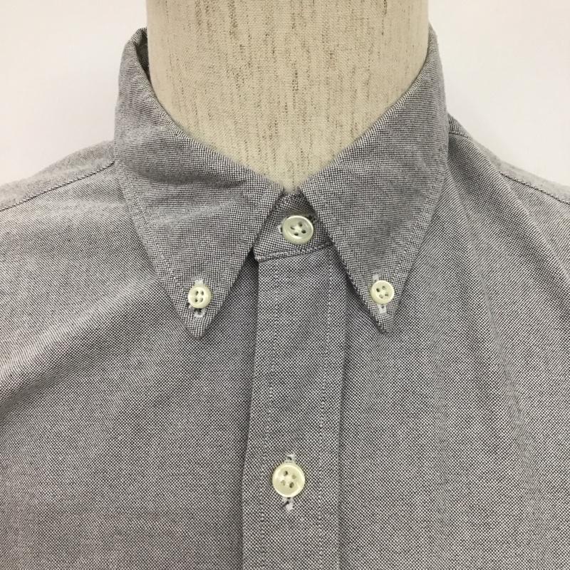 ラルフローレン RALPHLAUREN シャツ、ブラウス 長袖 長袖シャツ ボタンダウンシャツ カジュアルシャツ カラーシャツ M ロゴ、文字 灰 / グレー /  メンズ USED 古着 中古 10106606