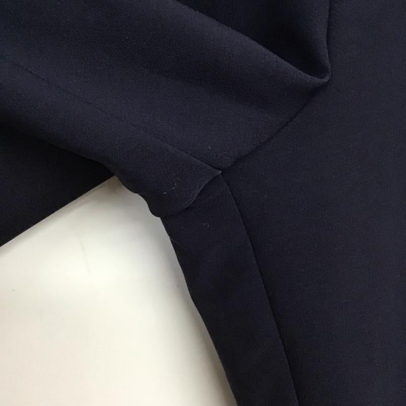 ザラ ZARA パンツ スラックス 3666 022 401 サイドベルト ワイドパンツ S 無地 紺 / ネイビー /  レディース USED 古着 中古 10139244