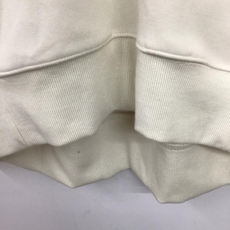 アメリカンホリック AMERICAN HOLIC トレーナー 長袖 HA41L1G0500 バックZIPロゴ刺繍ポンチチュニック タグ付き M ロゴ、文字 オフホワイト / オフホワイト /  レディース USED 古着 中古 10139135