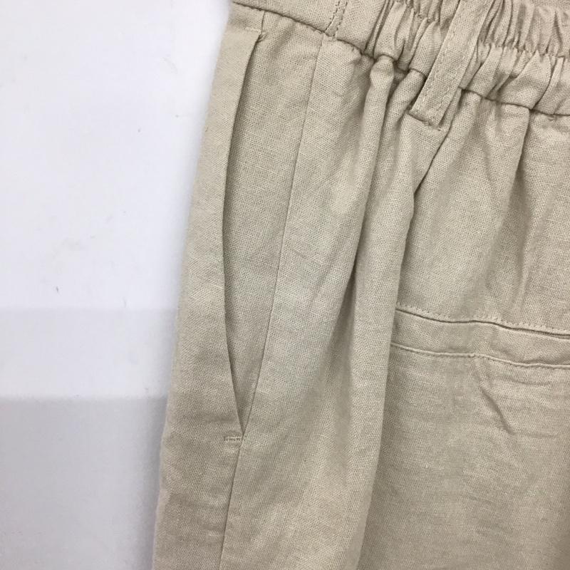 ローリーズファーム LOWRYS FARM パンツ ワークパンツ、ペインターパンツ ワイドパンツ カジュアルパンツ ワークパンツ FREE 無地 ベージュ / ベージュ /  レディース USED 古着 中古 10135054